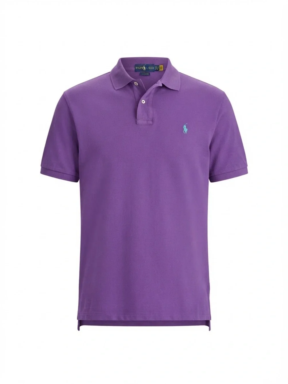 Polo Ralph Lauren Purple Classic Mesh Cotton Polo Shirt Men’s XXL Vintage
